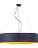 plafony Lampa wisząca z cylindrycznym abażurem PORTO GOLD fi - 100 cm 5