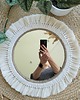 lustra stojące i wiszące Lustro boho ścienne makrama, 45 cm, okrągłe lustro wiszące 3