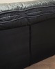 sofy i szezlongi Sofa skórzana czarna, włoski design, lata 60, produkcja: Włochy 5