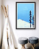 plakaty Narty w Tatrach - plakat 50x70 cm 1