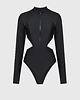 stroje kąpielowe i kostiumy kąpielowe damskie Melfi Swim & Surf Suit- Simple Black Kostium sportowy jednoczęściowy 6
