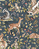 naklejki ścienne do pokoju dziecka Cute Forest Animals Dark 1