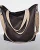torby XXL TORBA HOBO XXL - czekoladowy, beż 1