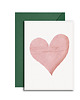 kartki okolicznościowe - wydruki Kartka okolicznościowa serce + koperta 1