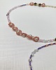 chokery 4w1 różowy choker z kwiatkami 2