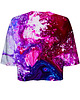 t-shirt damskie DR.CROW T-shirt Krótki CROP Akwarel Marble 1