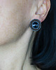 kolczyki soutache Brązowo-szare kolczyki soutache 4