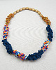 naszyjniki - inne Unikatowy Naszyjnik Boho z Włóczki i Drewnianych Koralików - 7248 3