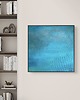obrazy Cały ten błękit / obraz na płótnie Magda Kubiak 50x50 3