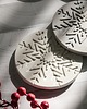 dekoracje świąteczne Świąteczna minimalistyczna podstawka Śnieżynka z betonu - snowflake 4
