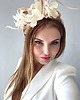 fascynatory Fascynator ślubny YARAH BOHO BEŻ /oraz inne kolory 8