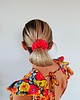 gumki do włosów Gumka jedwabna, scrunchie, frotka soczysty koral MIDI 1