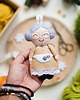 dodatki - różne Filcowa Babcia i Dziadek zawieszka - prezent 3