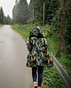 kurtki damskie Oversize wodoodporny płaszcz w gepardy 4