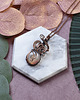 wisiory Miedziany wisiorek wire wrapping z agatem #222 3