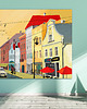 obrazy OBRAZ NA PŁÓTNIE - 120x80cm KOLOROWE KAMIENICZKI 1