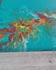 obrazy LEKKOŚĆ 45x65 cm Akryl na płótnie Abstrakcja do salonu 4