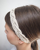 opaski do włosów Lniana opaska warkocz do włosów Natural Linen 3