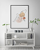plakaty Plakat KOBIETA kontur abstrakcja linie 0486 2