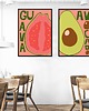 plakaty Plakat Owoc Gujawa i Awokado - zestaw dwóch plakatów 1