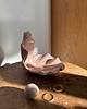 pojemniki na biżuterię Ceramiczna Podstawka na Biżuterię Różowa Muszla Skarbiec 5
