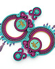 kolczyki soutache Kolorowe boho kolczyki 6 4
