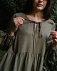 sukienki midi damskie REBEL Khaki sukienka mini z tencelu 2