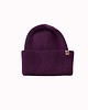 czapki damskie ŁANIA - czapka 100% wełna merino-  bordo 2