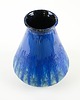 wazony Wazon ceramiczny niebieski, duński design, lata 60, produkcja: Dania 4