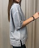 t-shirt damskie Bawełniany T-shirt Grigio 1
