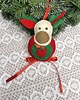 ozdoby choinkowe Zawieszki renifery z sercem na choinkę 1