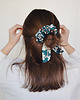 gumki do włosów Satynowa gumka do włosów scrunchie Kwiaty RÓŻNE MODELE 1