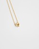 złote naszyjniki 16k Gold Plated Matt Tiny Skull Necklace 2