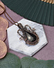 wisiory Miedziany wisiorek wire wrapping z czarnym onyksem #420 3