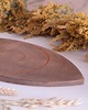 Ozdoby na ścianę Oko natural dąb z miedzianą kreską 1