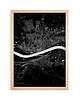 plakaty Toruń - mapa miasta  plakat z mapą Torunia 3