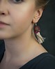 kolczyki soutache Meya S - kolczyki etno, srebro 2