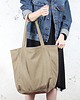 torby na ramię Lazy bag torba khaki / zieleń na zamek / vegan 1