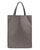 torby XXL Mega shopper torba brązowa na zamek 5