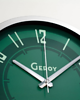 zegary Zegar ścienny zielony designerski cichy metalowy 5