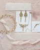 Biżuteria ślubna Kolczyki Perfect Glam Crystalized - Gold 8