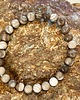 bransoletki srebrne Mocha Mousse - Bransoletka  z krzemienia pasiastego 1