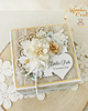 kartki scrapbooking Exploding box ślubny, kartka ślubna, pamiątka "Lifetime Loving" 1