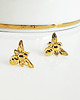 kolczyki pozłacane Kolczyki  pszczółki , złote pszczoły, srebro 1