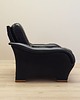 fotele Fotel czarny, włoski design, lata 80, produkcja: Włochy 2
