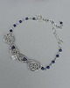 naszyjniki - inne Naszyjnik oryginalny kryształ górski lapis lazuli wire wrapping 1
