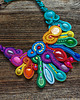kolie Kolorowy Bajkowiec - naszyjnik Soutache 7