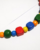 korale Kolorowe, drewniane korale 1