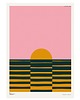 plakaty Plakat abstrakcyjny, abstrakcja, geometria - Zachód Słońca, Sunset 3