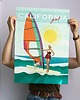 plakaty Plakat Fine Art giclee kolaż CALIFORNIA GIRL 2